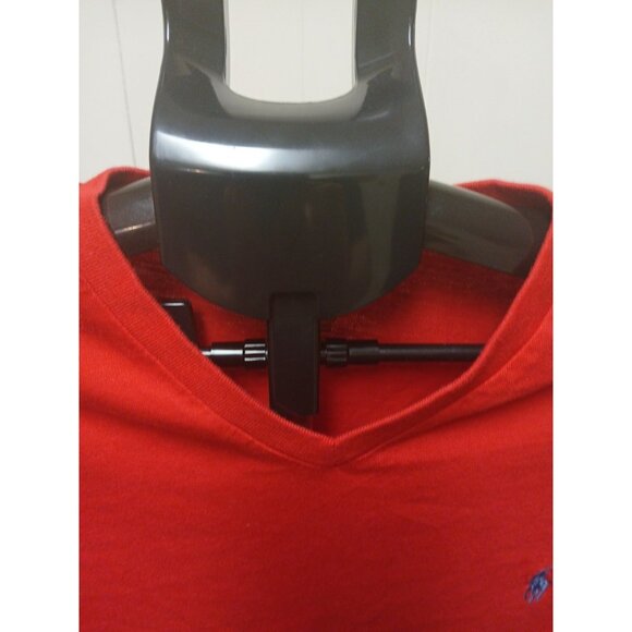 POLO RALPH LAUREN DESIGNER V-NECK TEE T SHIRT Mens Medium  Red - Picture 6 of 7
